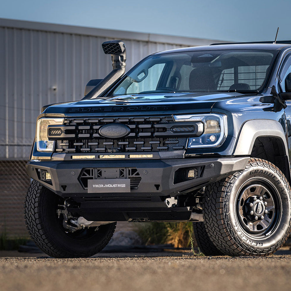 Next-Gen Ford Ranger Super Duty Bull Bar | VIKOR Diablo (No Loop ...