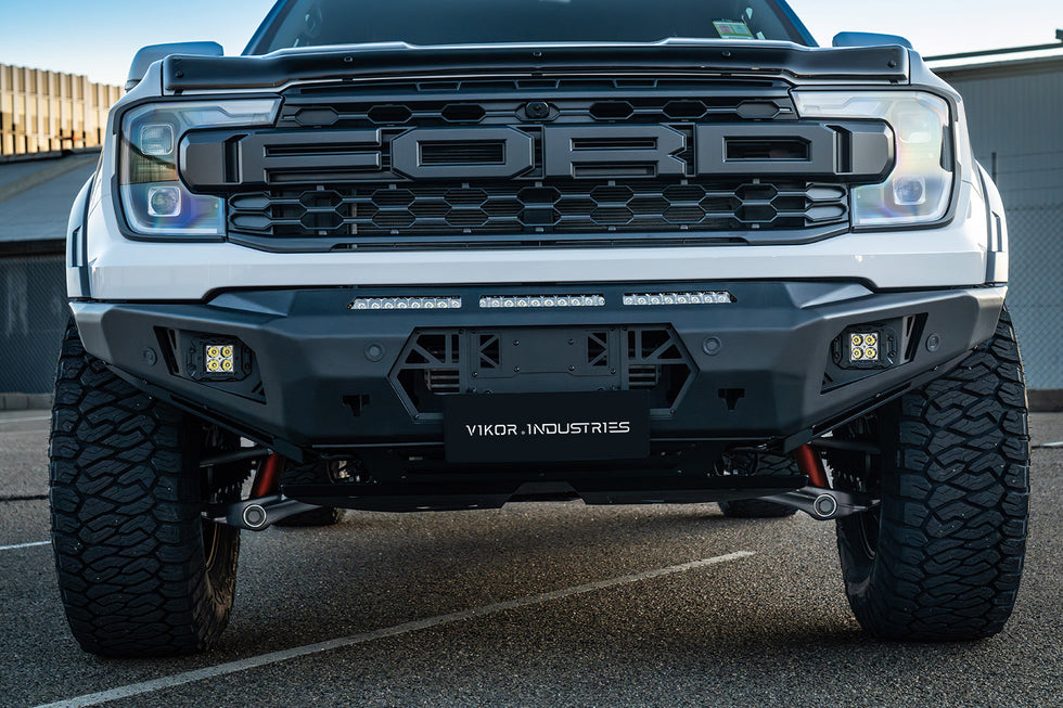 Next-Gen Ford Ranger Raptor Bull Bar | Diablo (No Loop) – VIKOR INDUSTRIES