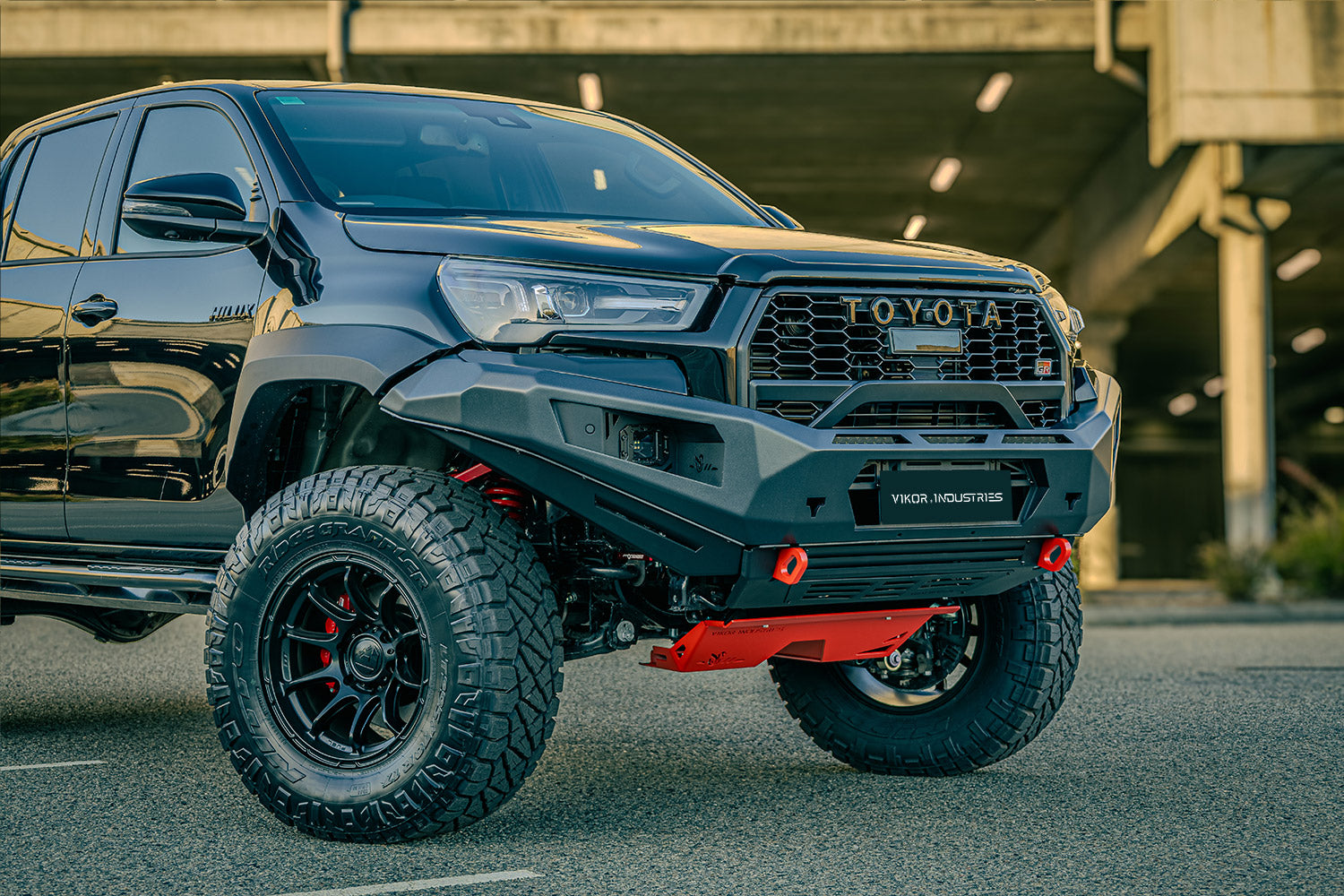 Diablo Front Bumper | Premium Lightweight Toyota Hilux GR Sport Bull B ...