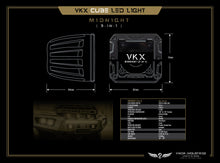 Load image into Gallery viewer, VKX Midnight 3-In-1 LED Cube Light (2&quot;)
