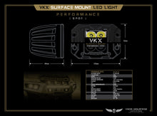 Load image into Gallery viewer, VKX Performance LED Cube Light (2&quot;) - Surface Mount
