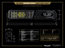 Load image into Gallery viewer, VK302 Performance LED Light Bar - 30 Inch Light Bar (Double Row)
